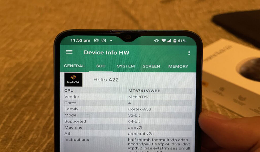 مشخصات سخت‌افزاری گوشی ویکو T10