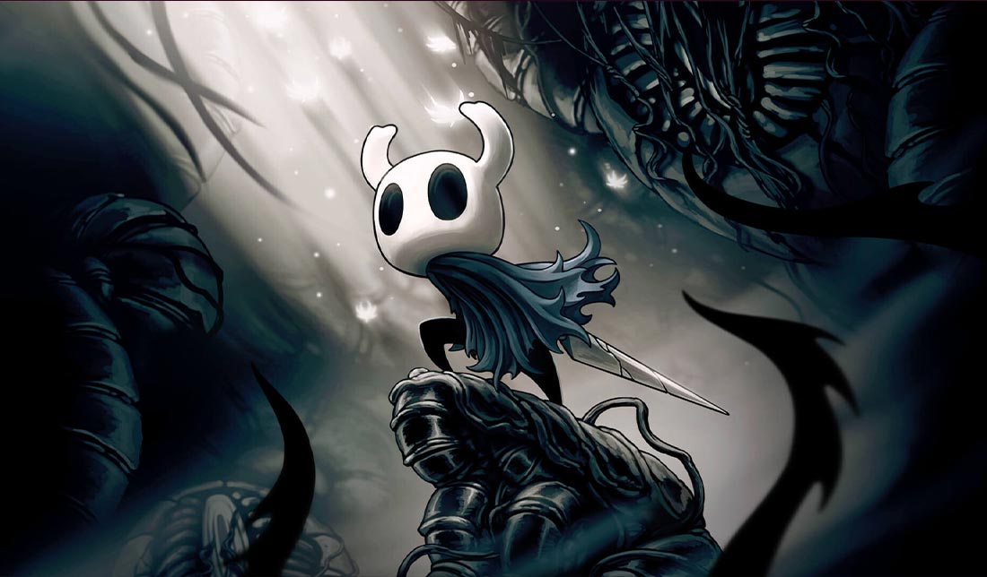 کاور اصلی بازی Hollow Knight