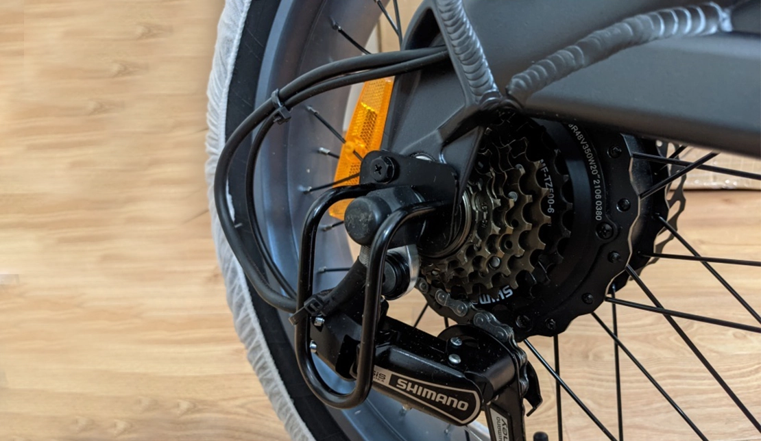 نمایش سیستم ترمز دوچرخه برقی شیائومی HIMO Z26