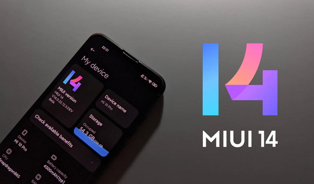  رابط کاربری MIUI 14 در گوشی ردمی نوت ۱۳ پرو شیائومی