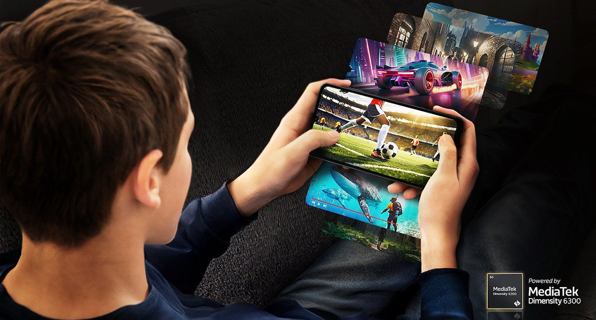 نمایشی از اجرای بازی‌های مختلف روی گوشی سامسونگ گلکسی A06 5G