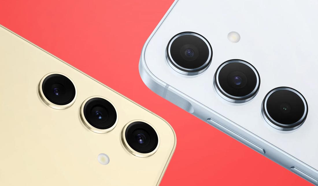 دوربین پشتی گوشی A55 و S24 در مقایسه باهم