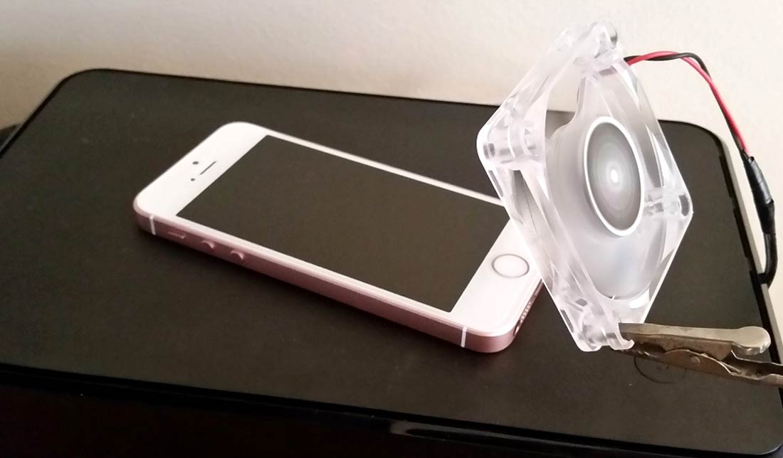 خشک کردن گوشی با جریان هوا به جای برنج