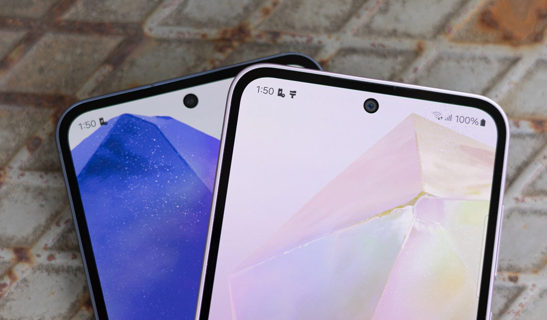 صفحه نمایش و دوربین جلو گوشیA55 ‎‏ و ‏A35‎‏ سامسونگ