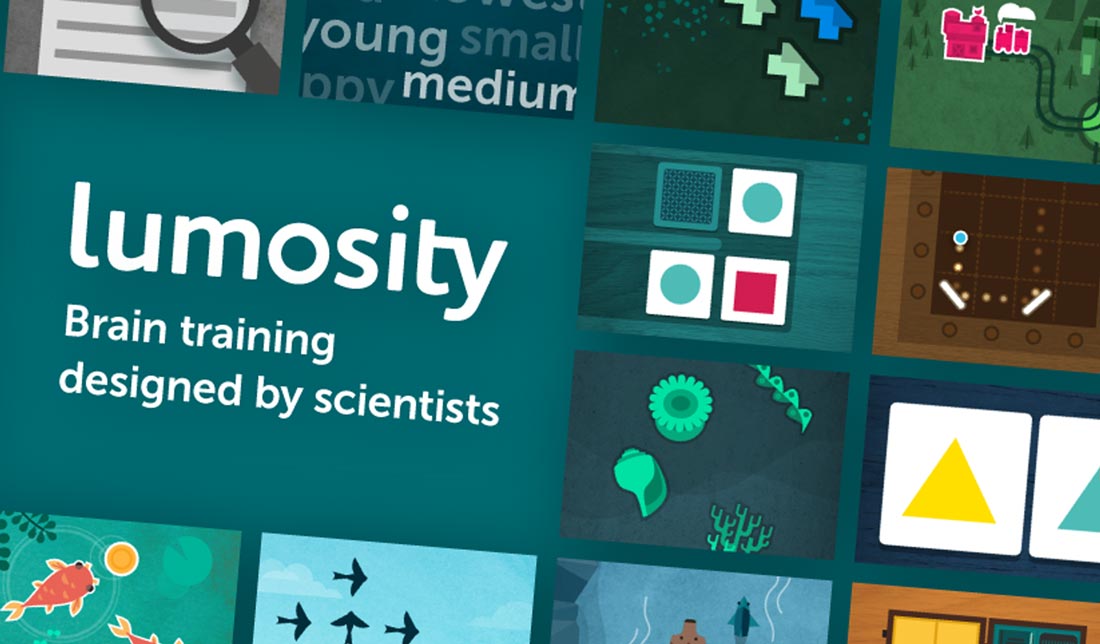 بازی های متنوع نرم افزار Lumosity‏