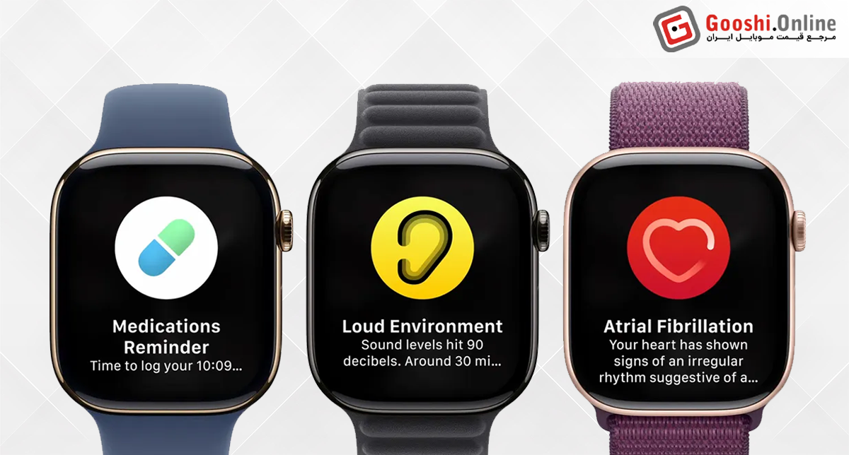 نمایش چند قابلیت سلامتی و ورزشی بر روی اپل واچ