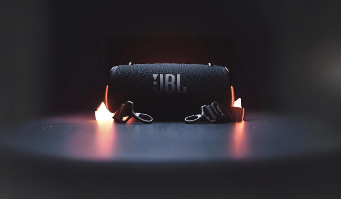 نمای نزدیک اسپیکر جی‌بی‌ال Xtreme 3