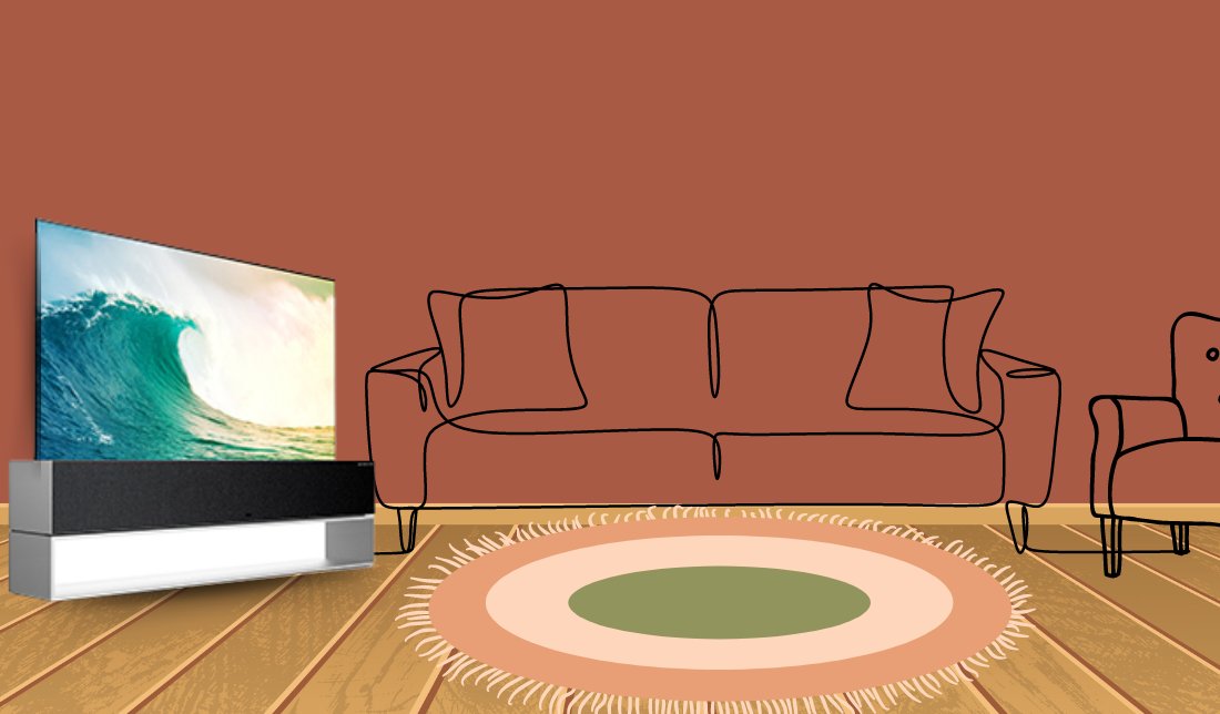 نمایش تلویزیون هوشمند در فضای خانه