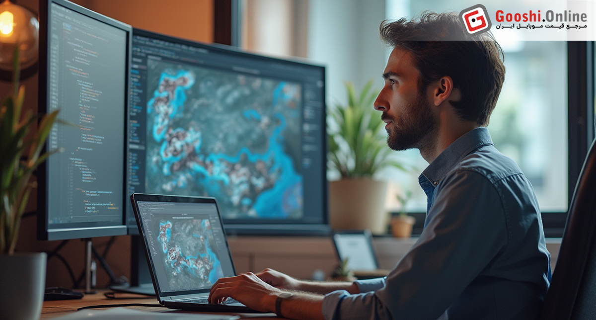 فردی در حال رندر گرفتن