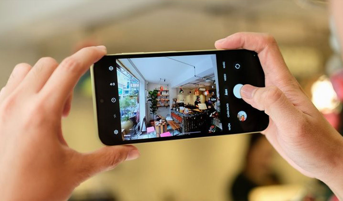 نمایش کیفیت دوربین گوشی سامسونگ گلکسی a15 از نمای نزدیک