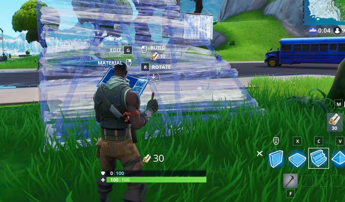 ساخت و ساز در بازی ‏Fortnite