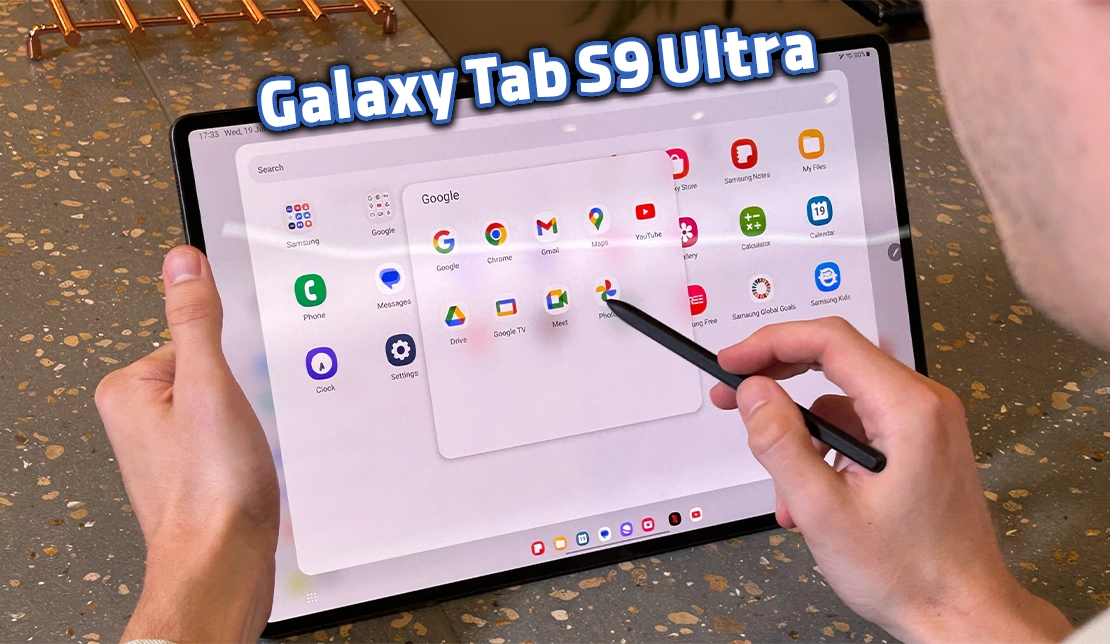 نمایش بخشی از فضای کاربری گلکسی تب S9 اولترا