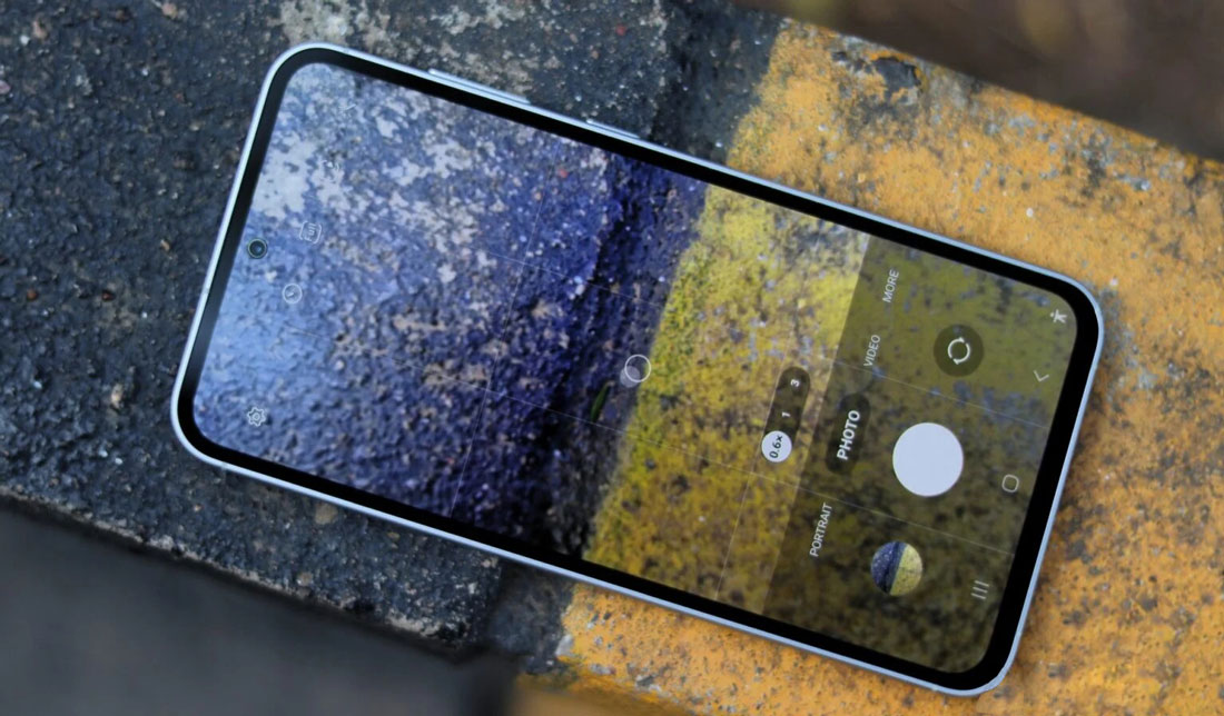 تصویر نرم‌افزار دوربین گلکسی S23 FE 