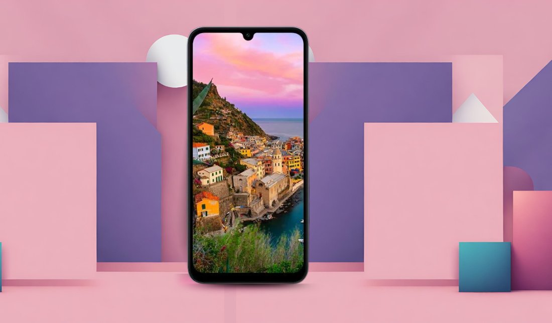 نمایش کیفیت نمایشگر گوشی سامسونگ گلکسی A25