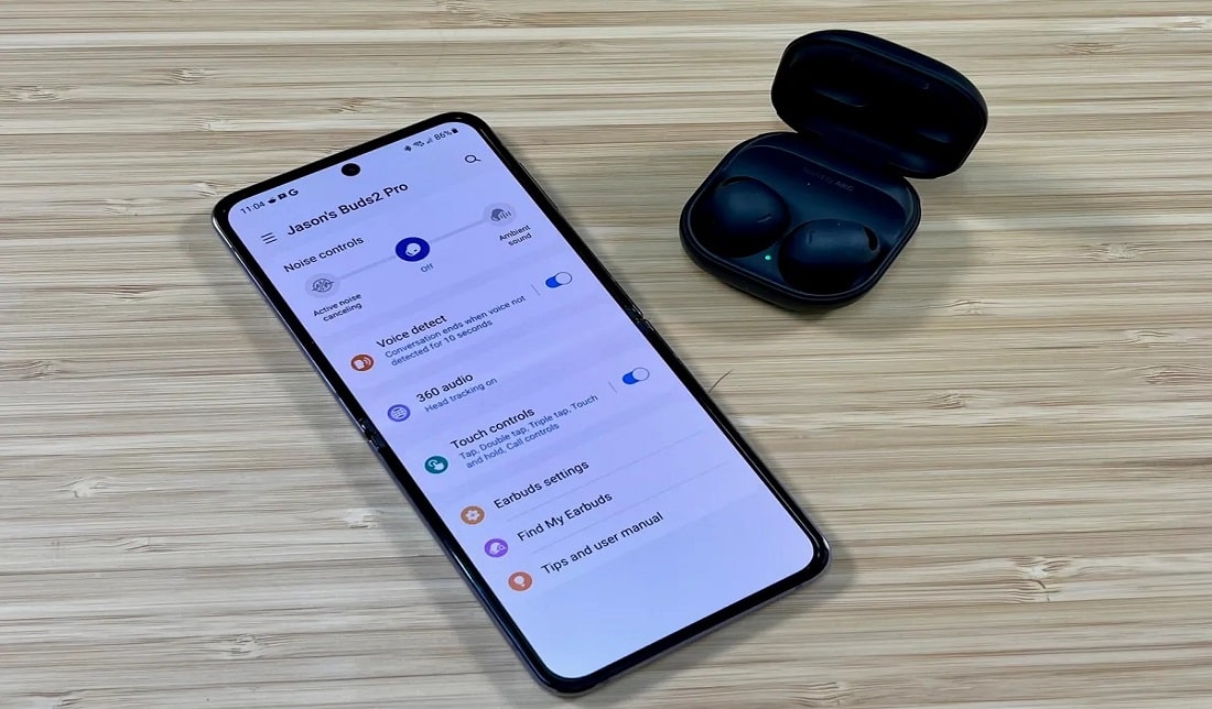 اتصال گلکسی بادز 2 پرو به گوشی موبایل