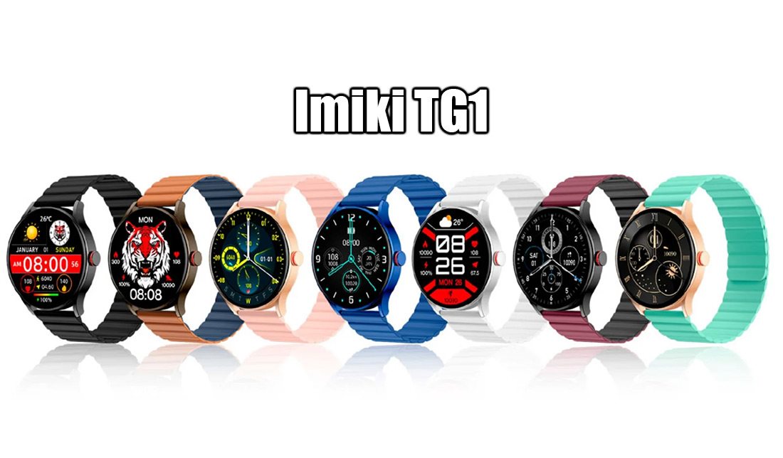 نمایش رنگبندی ساعت هوشمند ایمیکی مدل tg1