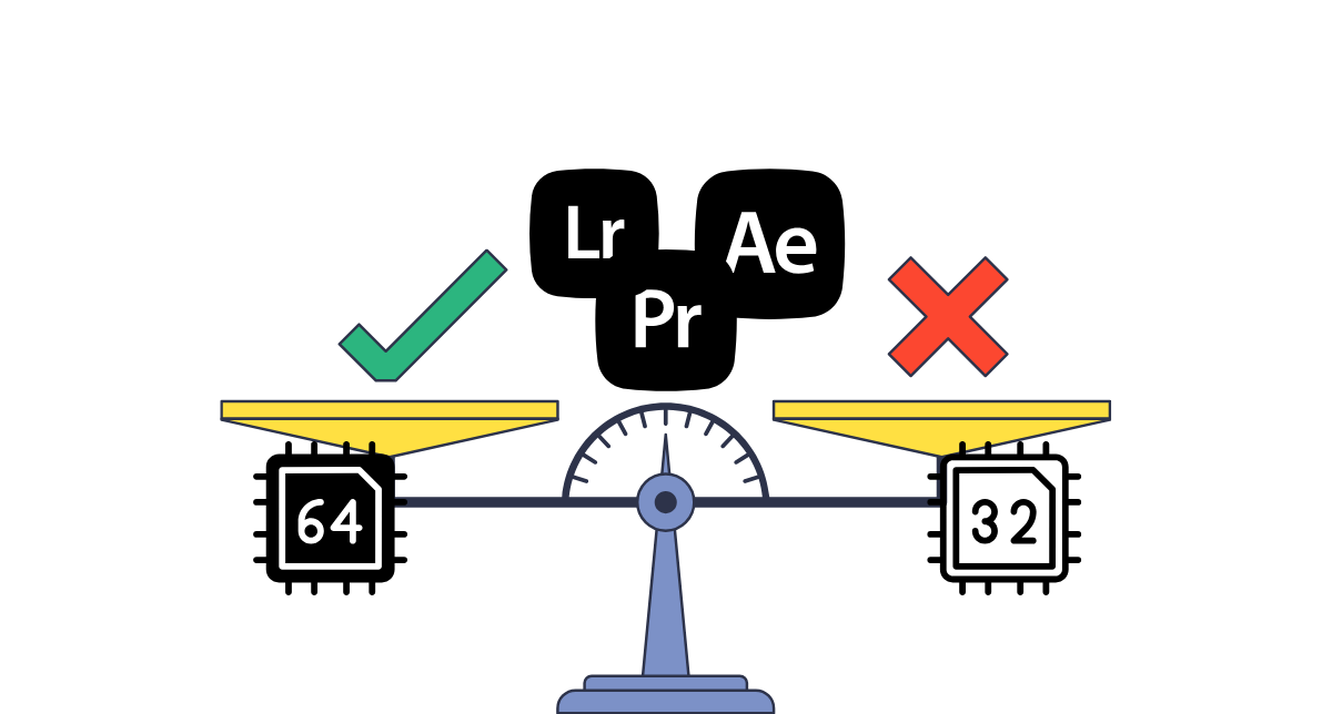 نمایش تفاوت ویندوز 32 بیتی و 64 بیتی در اجرای برنامه‌ها