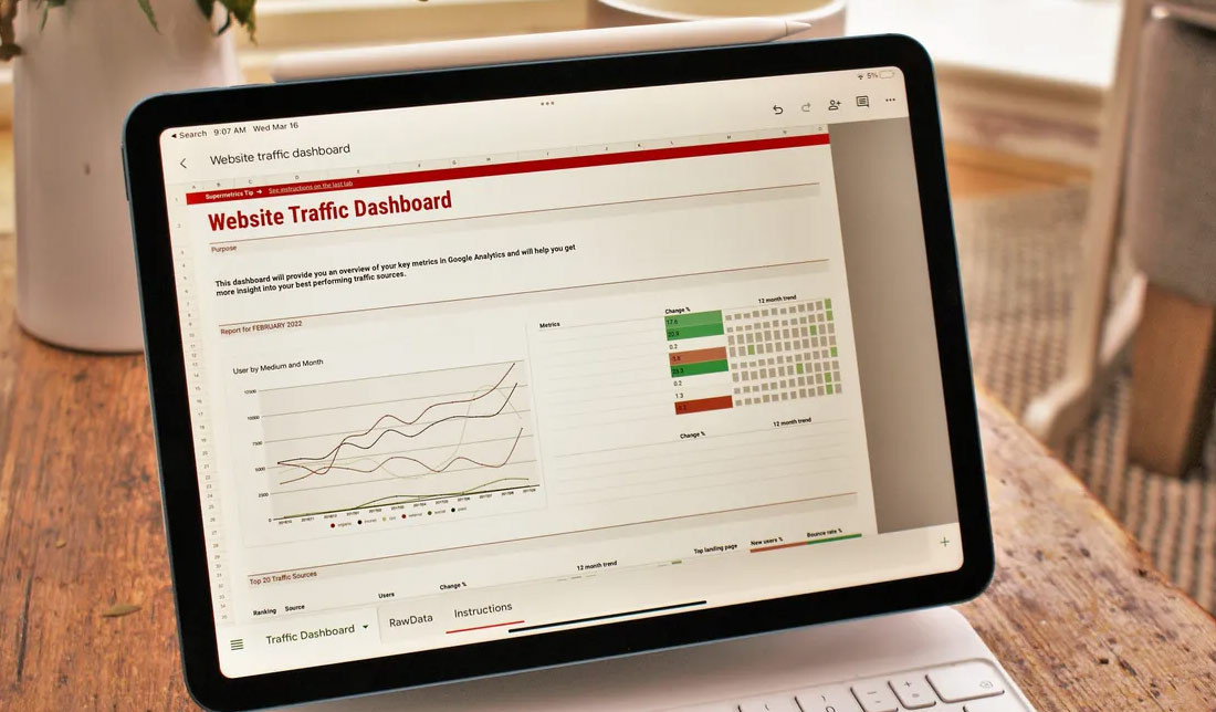 بخش نرم‌افزار آیپد ایر 5