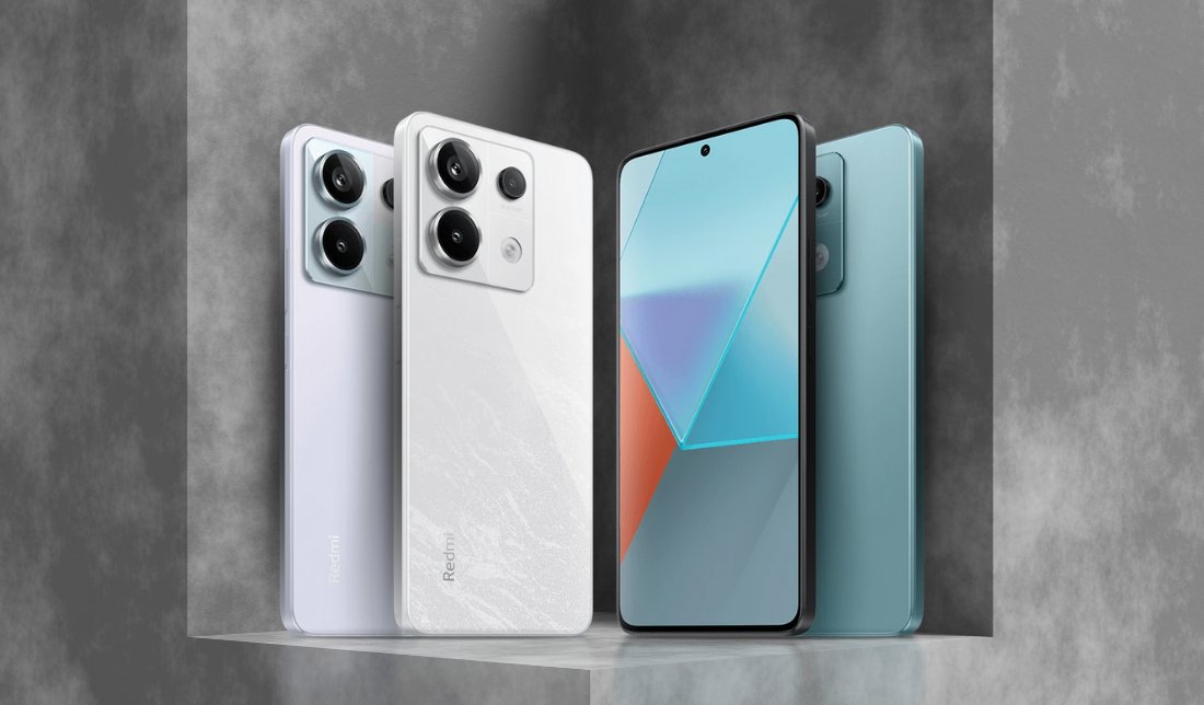 نمایش رنگبندی گوشی شیائومی ردمی نوت 13 pro از نمای نزدیک و پشت