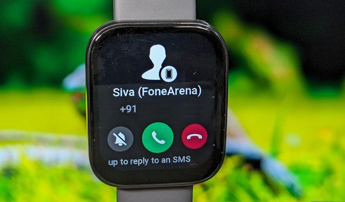 صفحه نمایش ساعت هوشمند Amazfit BIP 5 (نمایش صفحه تماس)