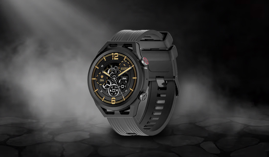 نمای نزدیک ساعت هوشمند بلک ویو R8 Pro در رنگ مشکی