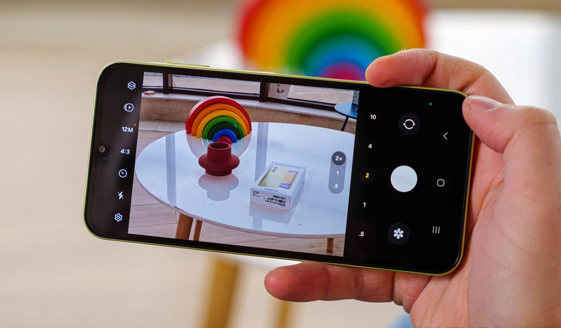 نمایش کیفیت دوربین گوشی سامسونگ گلکسی A25 