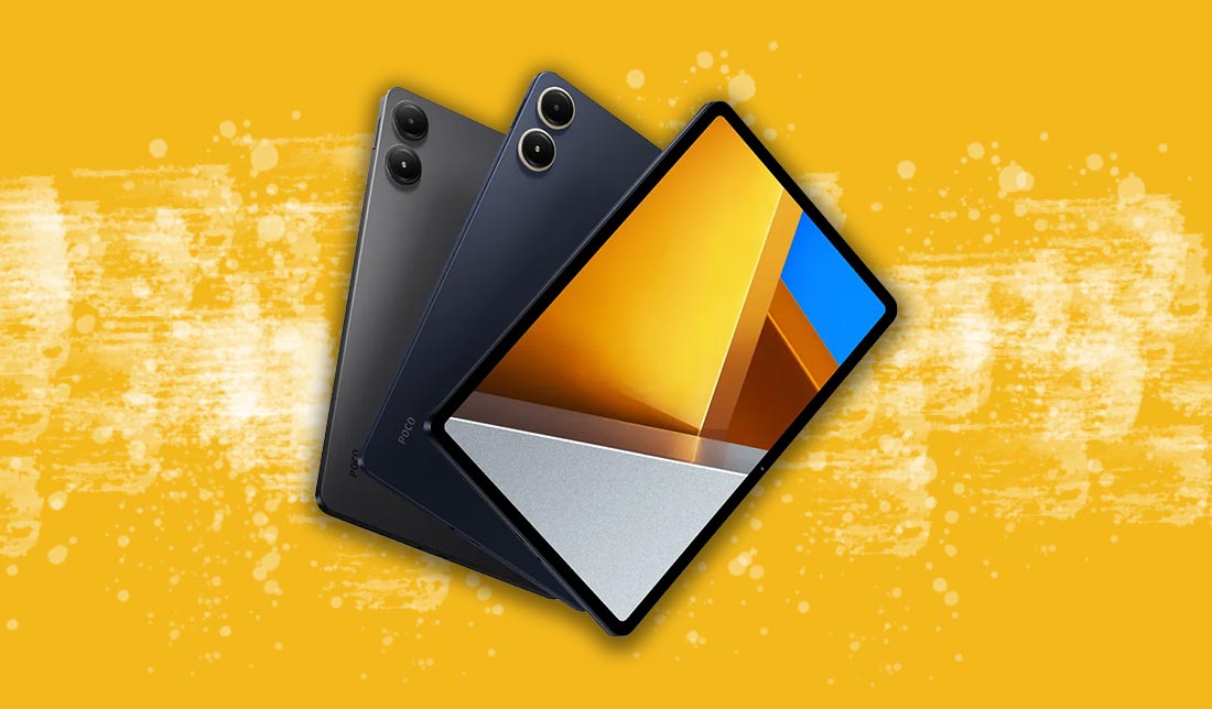 نمایش رنگبندی تبلت شیائومی پوکو پد