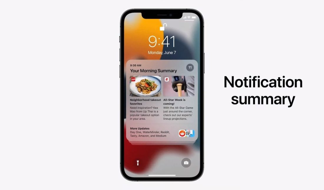 نمایش نوتیفیکیشن سامری بر روی صفحه گوشی‌ اپل در سیستم عامل IOS15