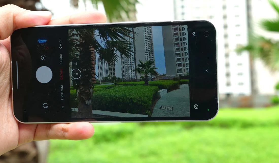 نمایش کیفیت دوربین فوق عریض گوشی ناتینگ فون 1