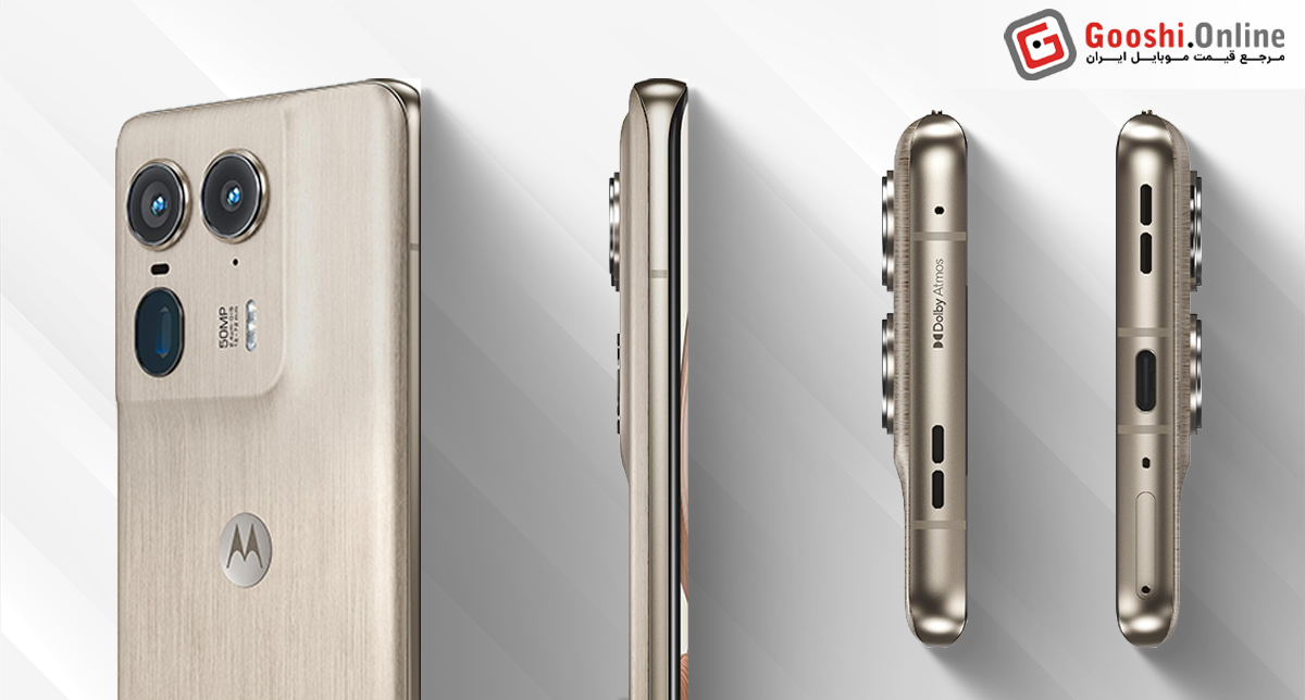 نمایش یک مدل از گوشی‌های موتورولا از زوایای مختلف