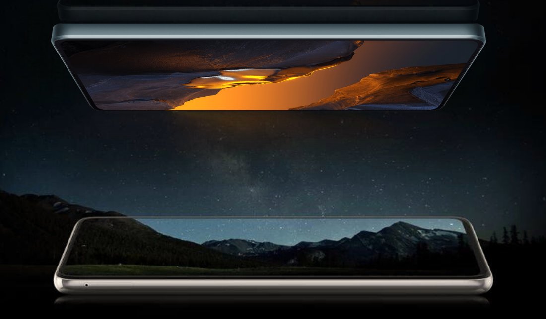 نمایشی از کیفیت صفحه‌نمایش گوشی شیائومی پوکو F5 و سامسونگ گلکسی F54