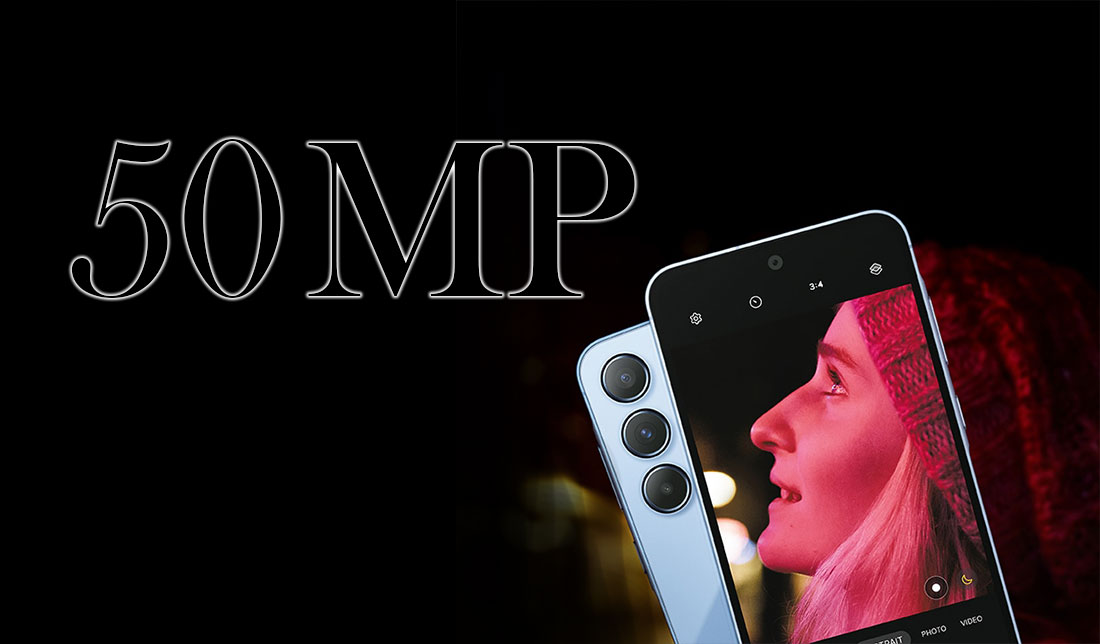 نمایش کیفیت دوربین گوشی گلکسی A55 در کنار نمایش ظرفیت دوربین