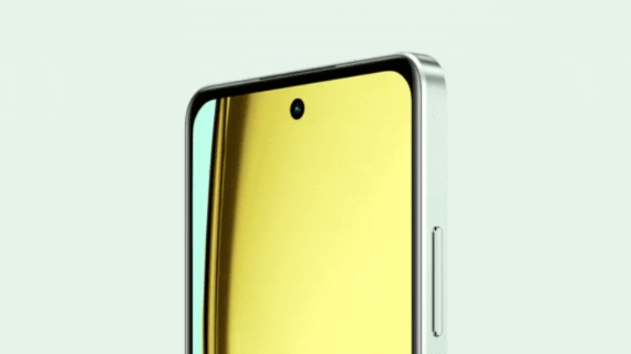 نمایی از نمایشگر و نحوه اعلان نوتیفیکیشن در گوشی ریلمی C67 4G