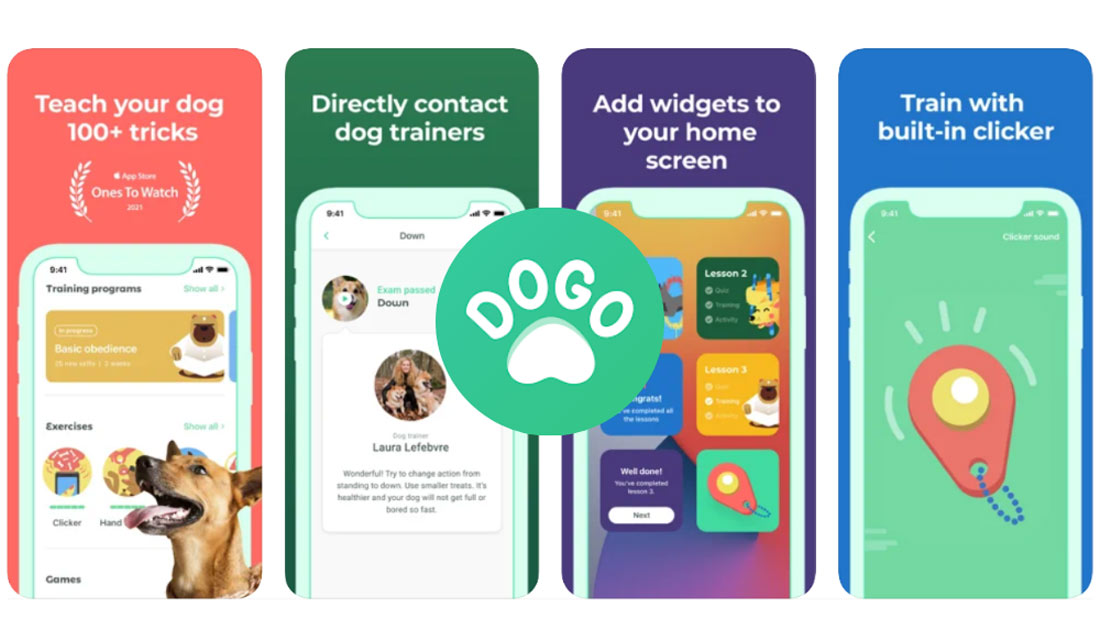 قسمت های مختلف  اپلیکیشن‌ DOGO