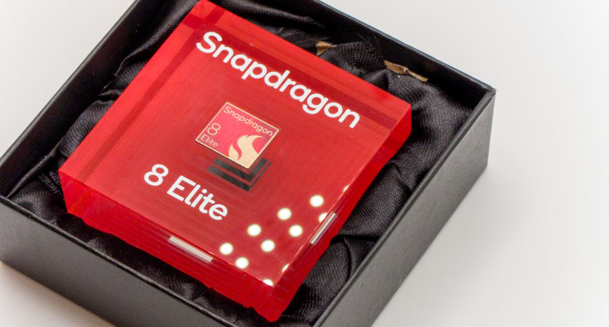 نمایشی از قطعه پردازنده Snapdragon 8 Elite