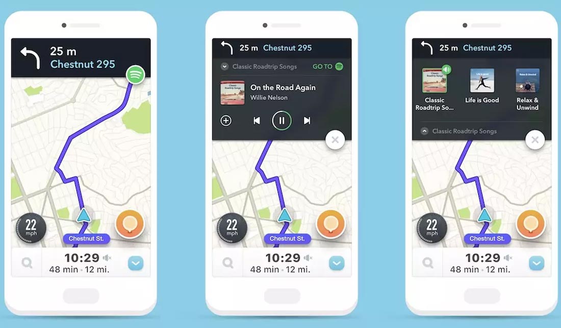 مسیریابی از طریق برنامه Waze‏
