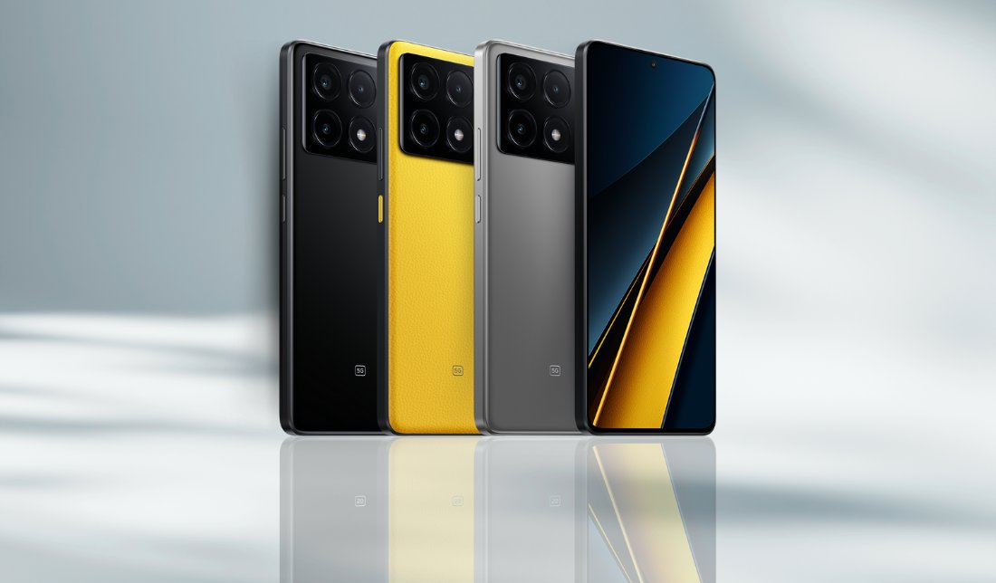 نمایش رنگبندی کامل پوکو X6 پرو 