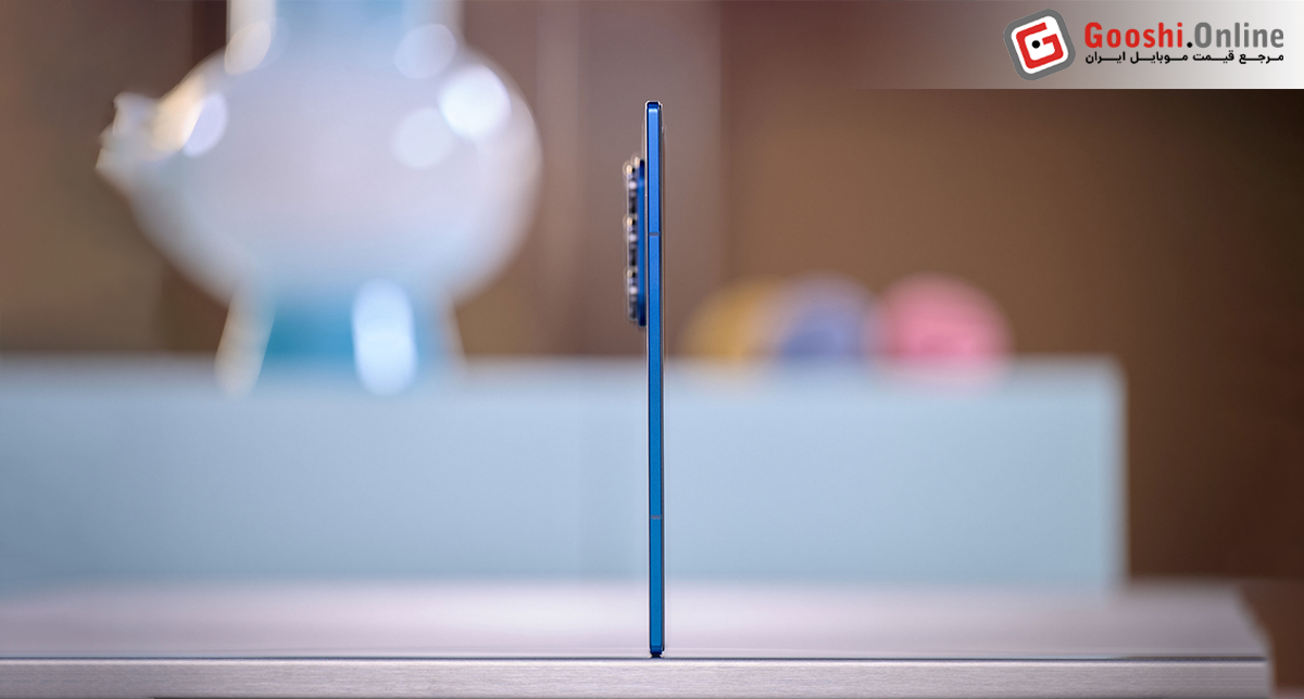 ضخامت گلکسی fold7 در حالت باز شده