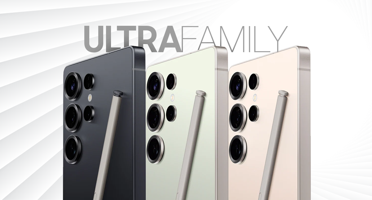 نمایش نسخه‌های گلکسی اولترا سامسونگ در کنار هم