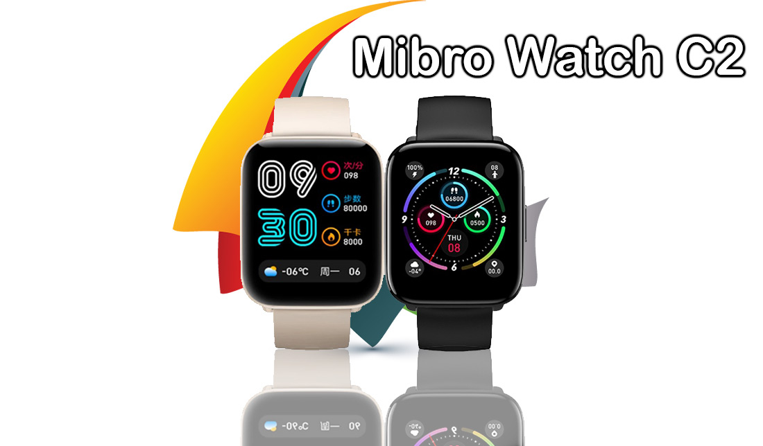 نمایش رنگبندی ساعت هوشمند Mibro Watch C2 در کنار هم از نمای جلو