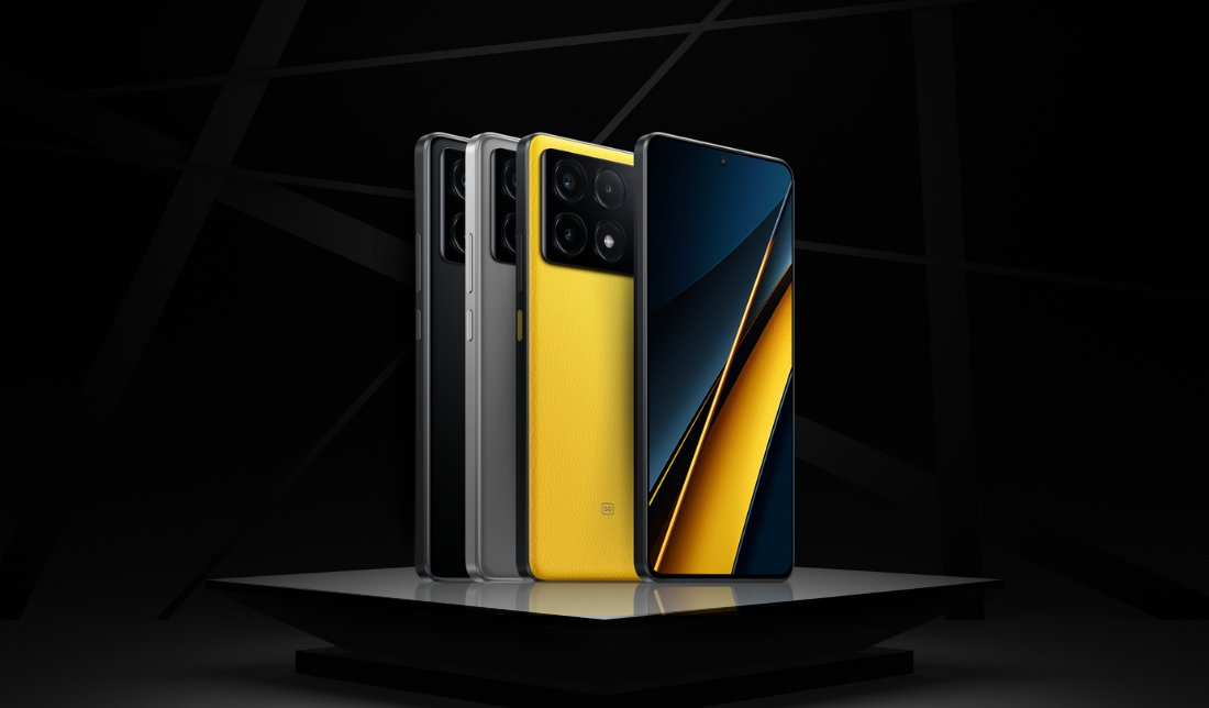 نمایش رنگبندی گوشی پوکو x6 pro از نمای پشت و نزدیک