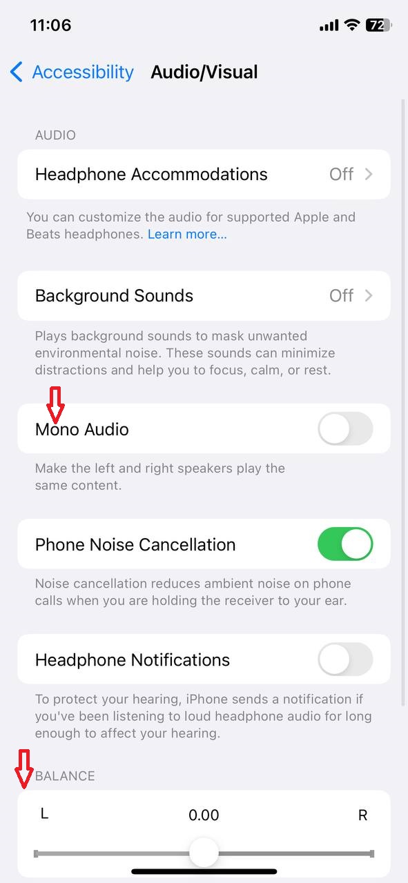 بالانس کردن صدای هندزفری اپل (ایرپاد)
