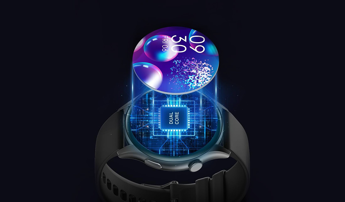 نمایش پردازنده داخلی ساعت هوشمند TCH Z40