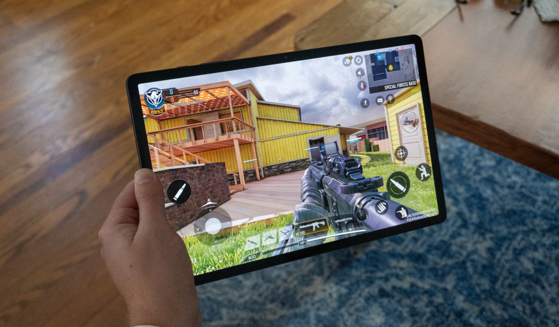 گیم پلی توسط تبلت گلکسی ‏S9‎‏ سامسونگ