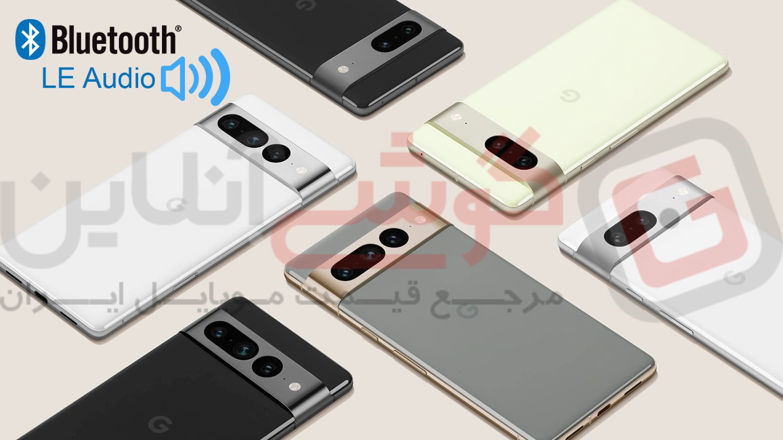 پشتیبانی گوشی پیکسل 7a گوگل از استاندارد بلوتوث LE Audio