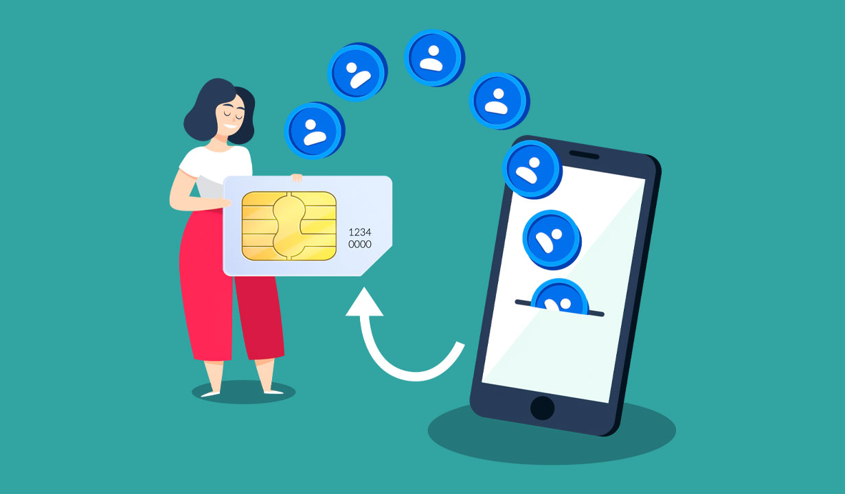 نحوه انتقال لیست مخاطبان از گوشی به سیم کارت