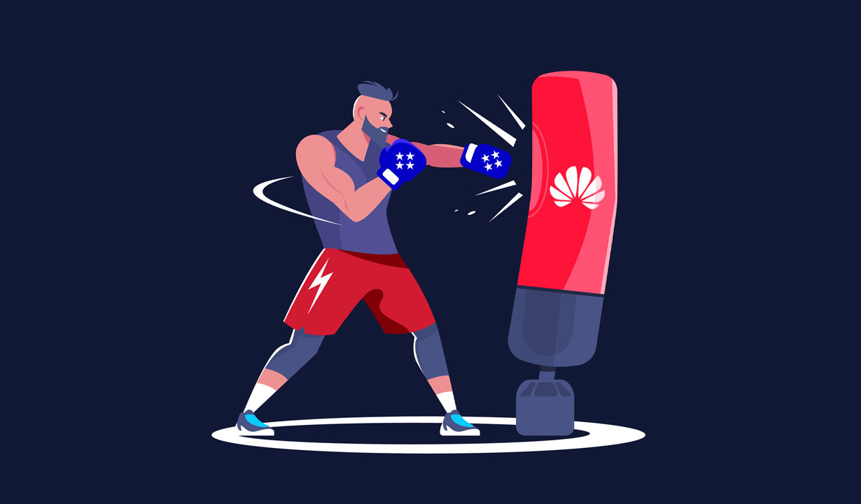 مشت آهنین آمریکا به هواوی