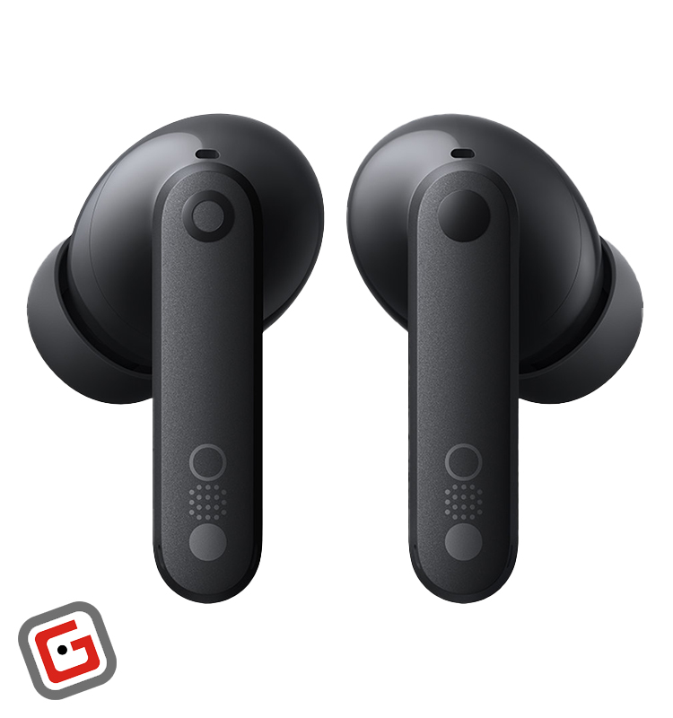 هندزفری بلوتوثی ناتینگ مدل CMF Buds Pro 2 رنگ خاکستری تیره از نمای پشت بادزها