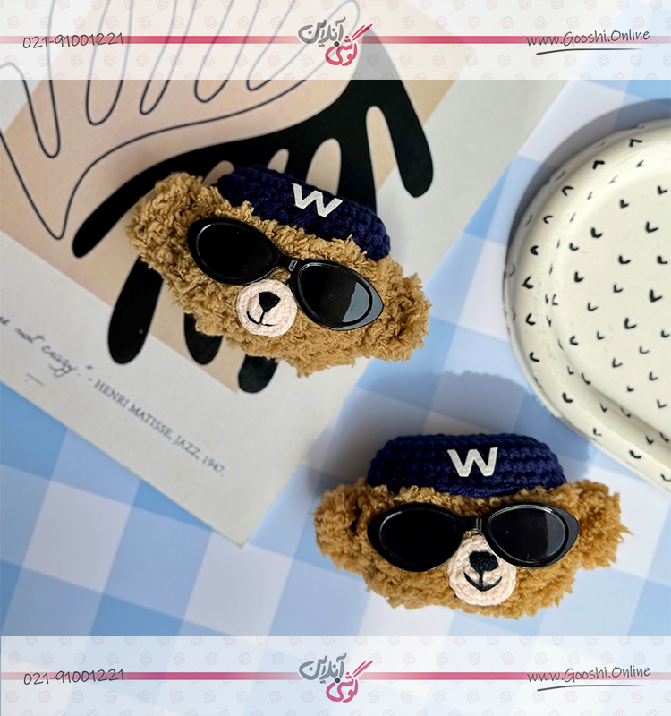 کاور ایرپاد پشمی خرسی‌ عینکی (کدa0243)