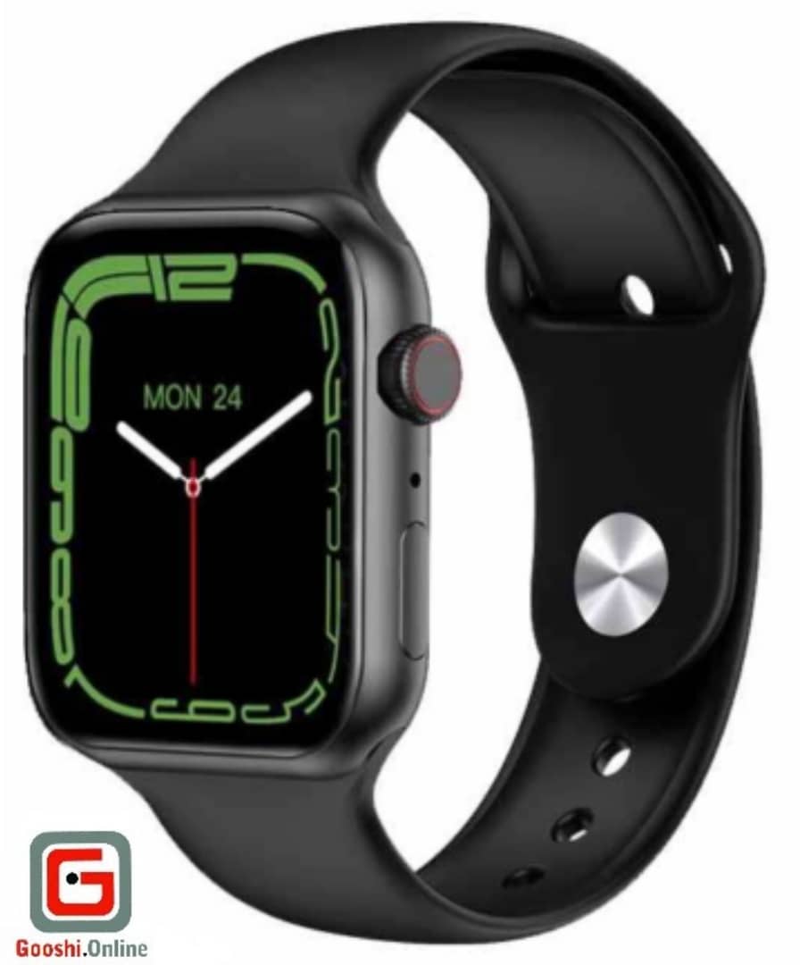 ساعت هوشمند اسمارت مدل DT300 45mm از نمای کناری سمت کلیدها رنگ مشکی